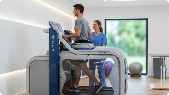 중력 조절 보행 재활